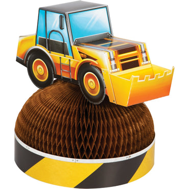 Big Dig Construction Centrepiece Honeycomb 3D - Party Savers