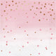 Rose All Day Lunch Napkins Dots Rose Gold Foil 16pk - Party Savers