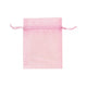Pastel Pink Organza Bags 24pk - Party Savers