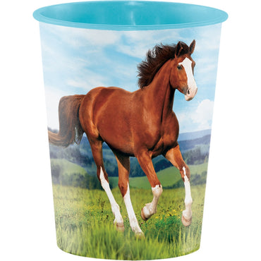 Horse and Pony Keepsake Souvenir Favor Cup Plastic - Party Savers