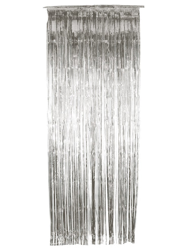 Silver Shimmer Curtain - Party Savers