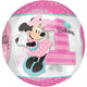 Minnie 1st Birthday Clear Orbz Balloon 38cm x 40cm - Party Savers