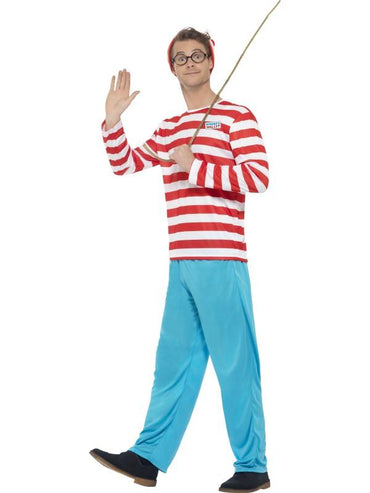 Mens Costume - Wheres Wally? - Party Savers