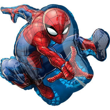 Spider-Man SuperShape Foil Balloon 43cm x 73cm - Party Savers