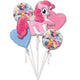 Pinkie Pie Foil Balloon Bouquet 5pk - Party Savers