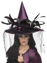 Purple Witch Hat - Party Savers
