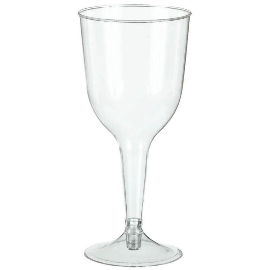 Big Party Pack Wine Glass Clear 295ml 20pk - Party Savers