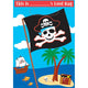 Pirate Party Folded Loot Bags 8pk - Party Savers