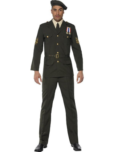 Mens Costume - Wartime Officer - Party Savers