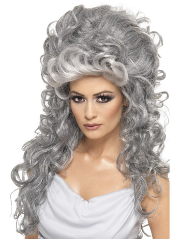 Grey Medeia Witch Beehive Wig - Party Savers