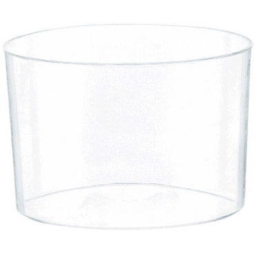 Mini Catering Round Bowls Clear Plastic 74ml 40pk - Party Savers