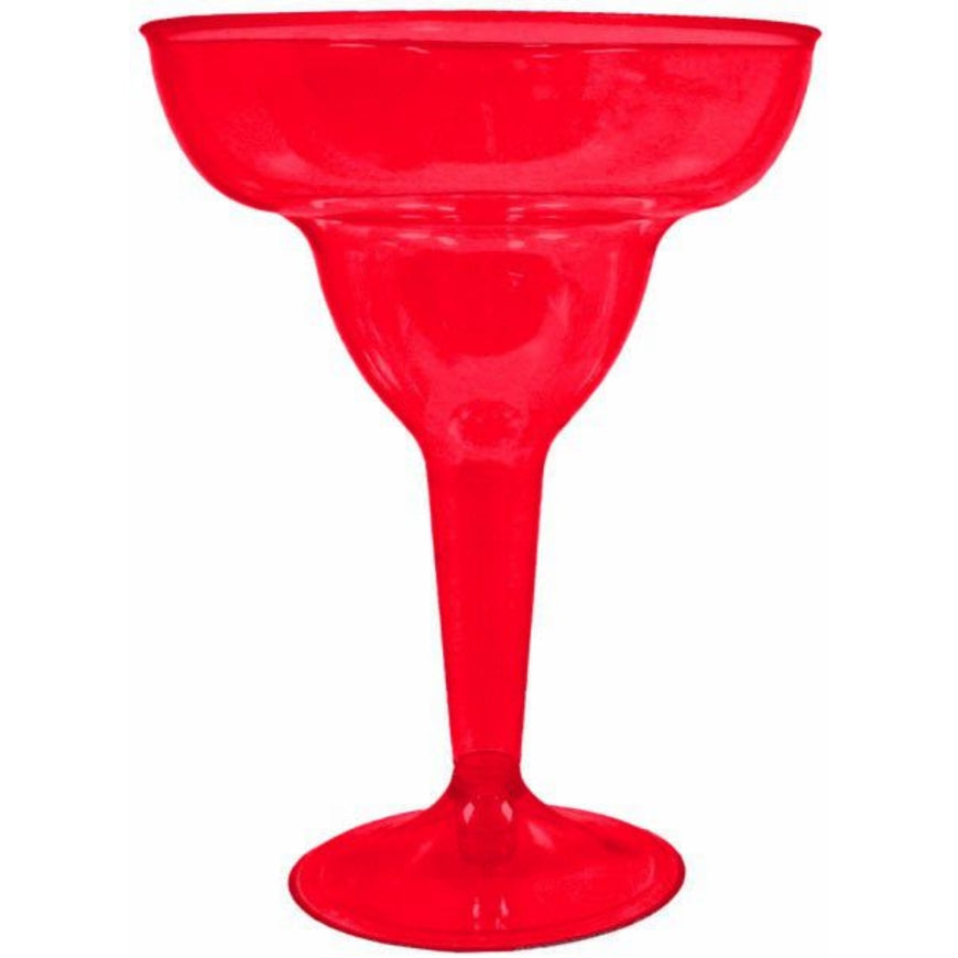 Margarita Glasses Assorted Fiesta Colours 20pk - Party Savers
