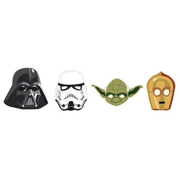 Star Wars Galaxy Paper Masks 8pk