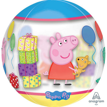 Peppa Pig Clear Orbz Balloon - Party Savers