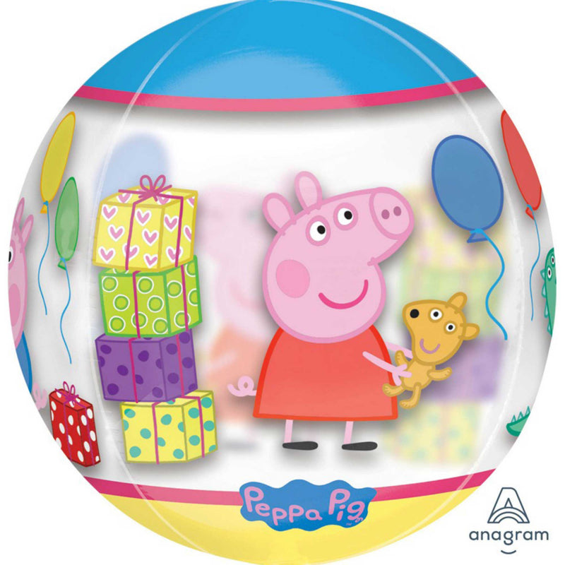 Peppa Pig Clear Orbz Balloon - Party Savers