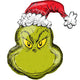The Grinch Stole Christmas SuperShape Self Sealing Foil Balloon 66cm x 73cm Each - Party Savers