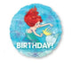 Dream Big Ariel Happy Birthday  Foil Balloon 45cm - Party Savers
