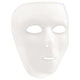 White Full Face Mask - Party Savers