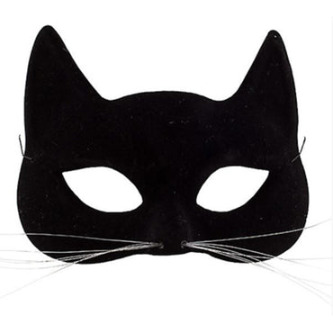 Feline Black Mask - Party Savers