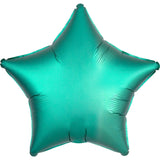 Pastel Pink Satin Star Foil Balloon 48cm - Party Savers