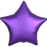 Bright Pink Satin Star Foil Balloon 48cm - Party Savers