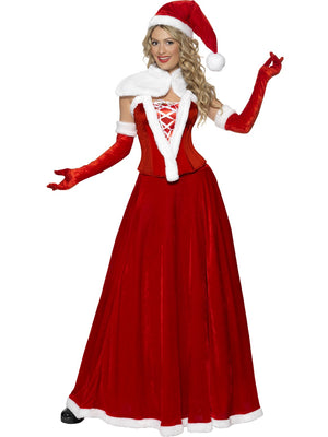 Womens Costume - Luxury Miss Santa - Party Savers
