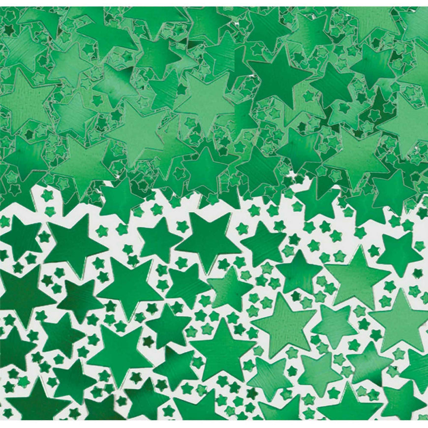 Star Confetti 70g -Green Each