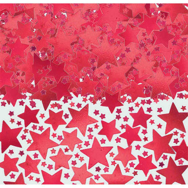 Star Confetti 70g -Red Each