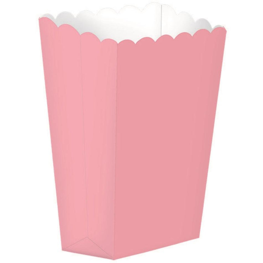 White Popcorn Favor Boxes Small 5pk - Party Savers