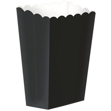 Black Popcorn Favor Boxes Small 5pk - Party Savers