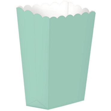 Robin Egg Blue Popcorn Favor Boxes Small 5pk - Party Savers