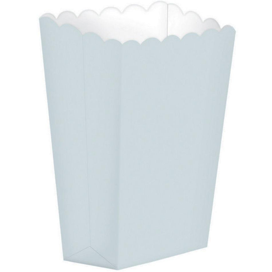 Robin Egg Blue Popcorn Favor Boxes Small 5pk - Party Savers