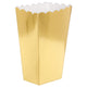 Popcorn Favor Boxes Small Gold 5pk - Party Savers
