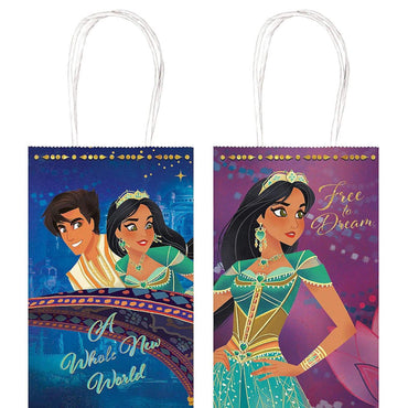 Aladdin Printed Kraft Bags 8pk - Party Savers