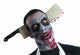 Zombie Cleaver Through Head Accessory - Party Savers