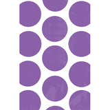 New Purple Polka Dot Paper Bag 10pk - Party Savers