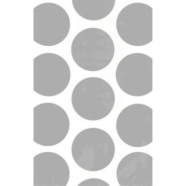 Silver Polka Dot Paper Bag 10pk - Party Savers
