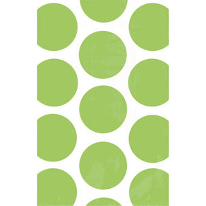 Kiwi Polka Dot Paper Bag 10pk - Party Savers
