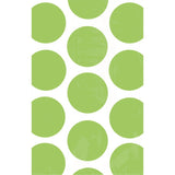 Kiwi Polka Dot Paper Bag 10pk - Party Savers