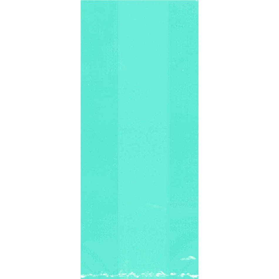 Caribbean Blue Small Cello Party Bags 25pk - Party Savers