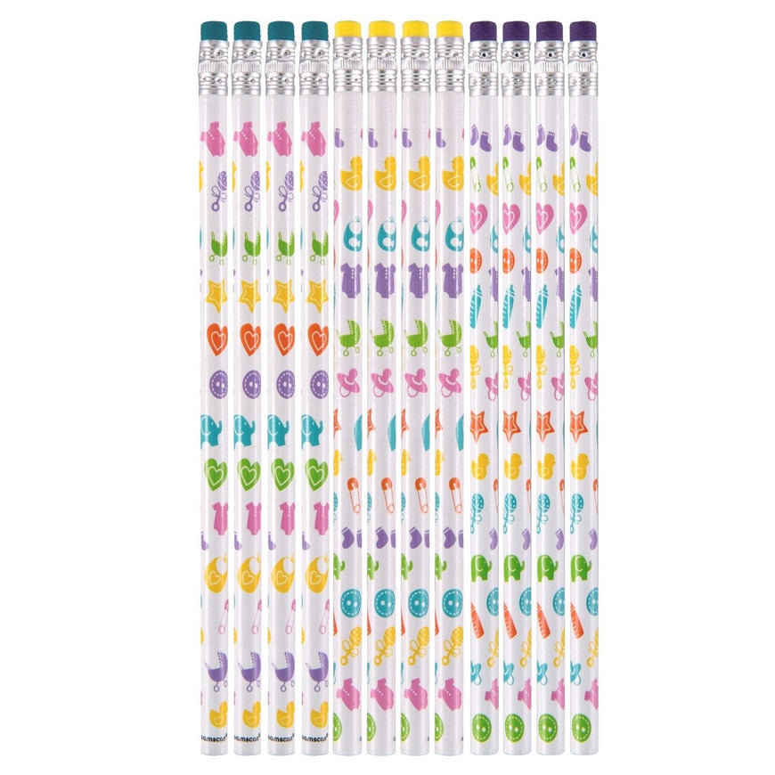 Baby Shower Pencil Favors 12pk - Party Savers