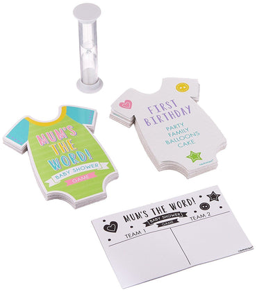Baby Shower Game Mums the Word - Party Savers