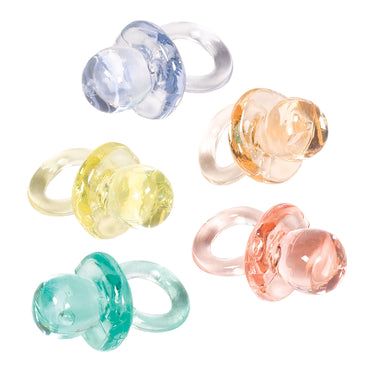 Baby Shower  Multi-Coloured Mini Pacifiers 24pk