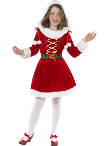 Girls Costume - Little Miss Santa - Party Savers