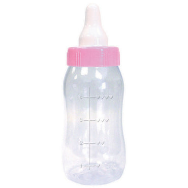 Baby Bottle Bank Pink - Party Savers