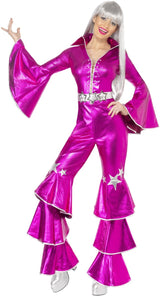 Womens Costume - Pink Abba Dancing Queen - Party Savers