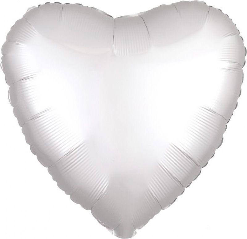Gold Satin Heart Foil Balloon 43cm - Party Savers