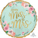 Mint to Be From Miss to Mrs Foil Balloon 45cm Each