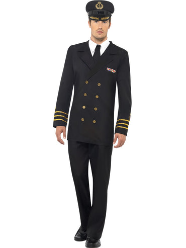 Mens Costume - Navy Officer - Party Savers