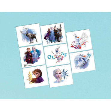 Frozen 2 Assorted Designs Tattoo 8pk - Party Savers